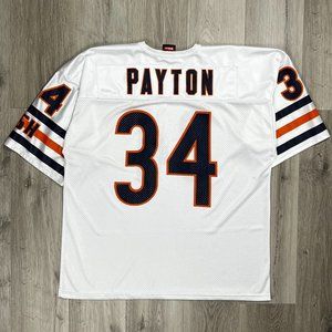 Walter Payton NFL Chicago Bears Wilson White XXLarge Jersey